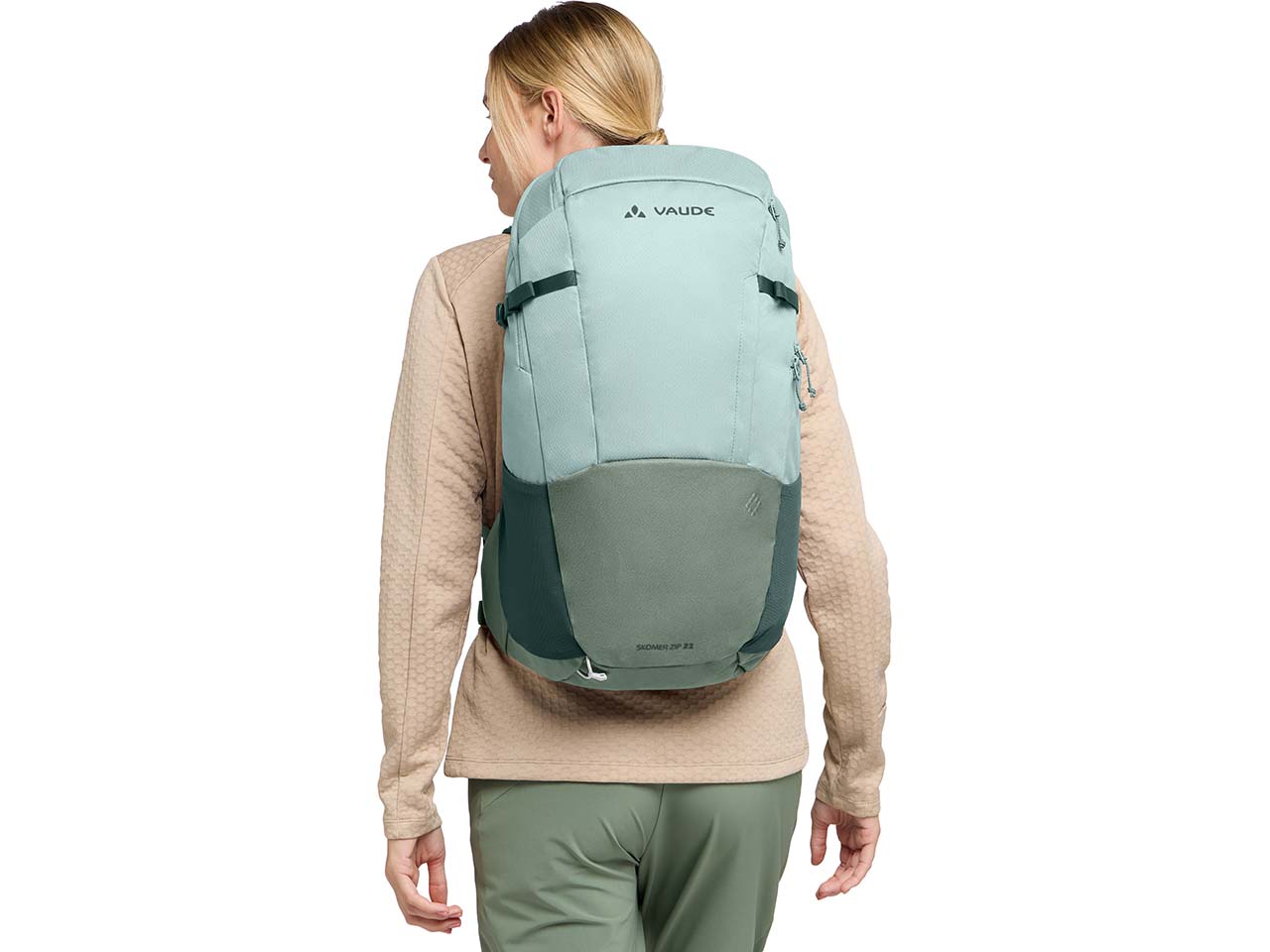 VAUDE Damen-Rucksack "Skomer Zip 22" mit frauenspezifischer Konstruktion, dusty fern