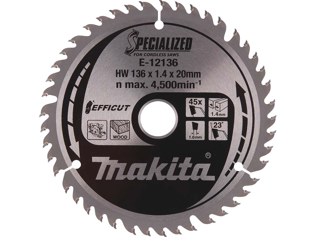Makita Sägeblatt EFFICUT "E-12136" 136x20x45Z