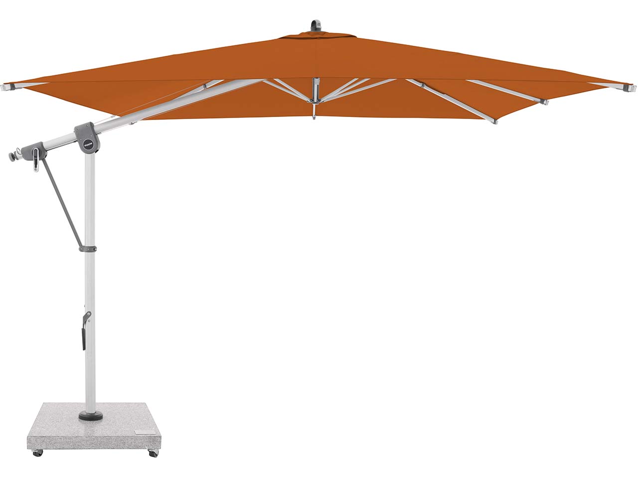 doppler Pendelschirm "EXPERT" 300 x 300 cm, terracotta