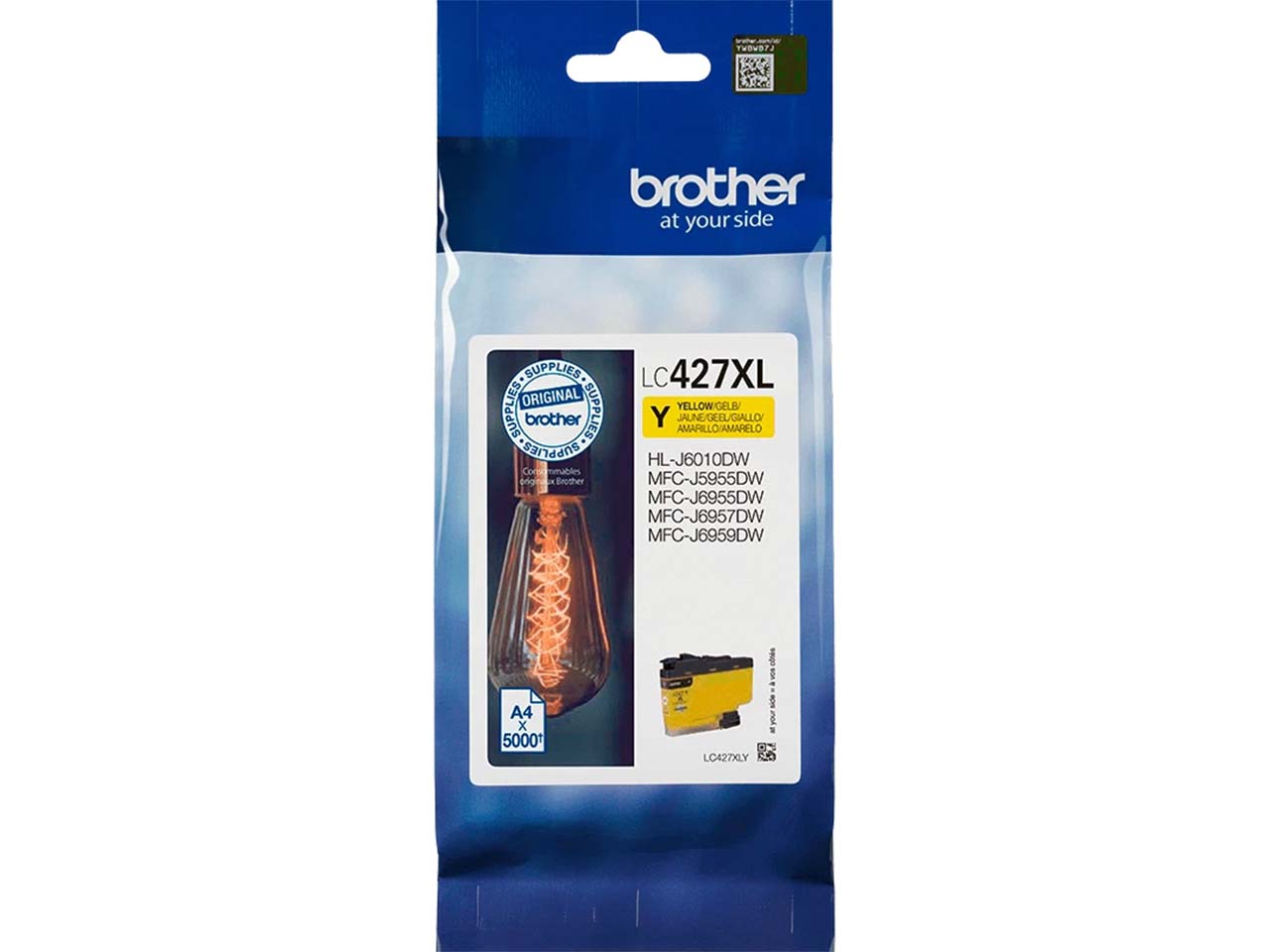 Brother Tintenpatrone LC-427XLY gelb