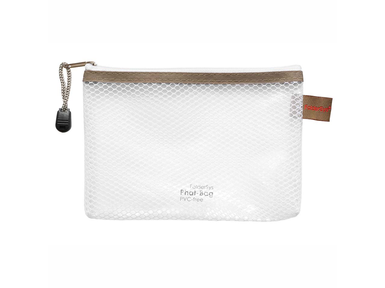 Reißverschlussbeutel "Phat-Bag" A6 braun