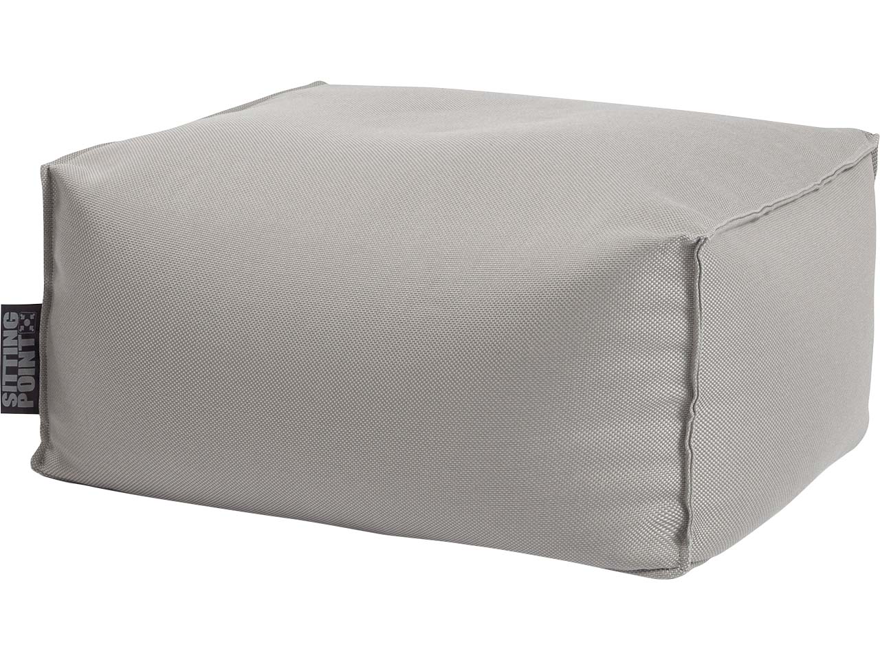Sitzsack "Roll Korfu" outdoor, 55 x 65 x 35 cm, mittelgrau