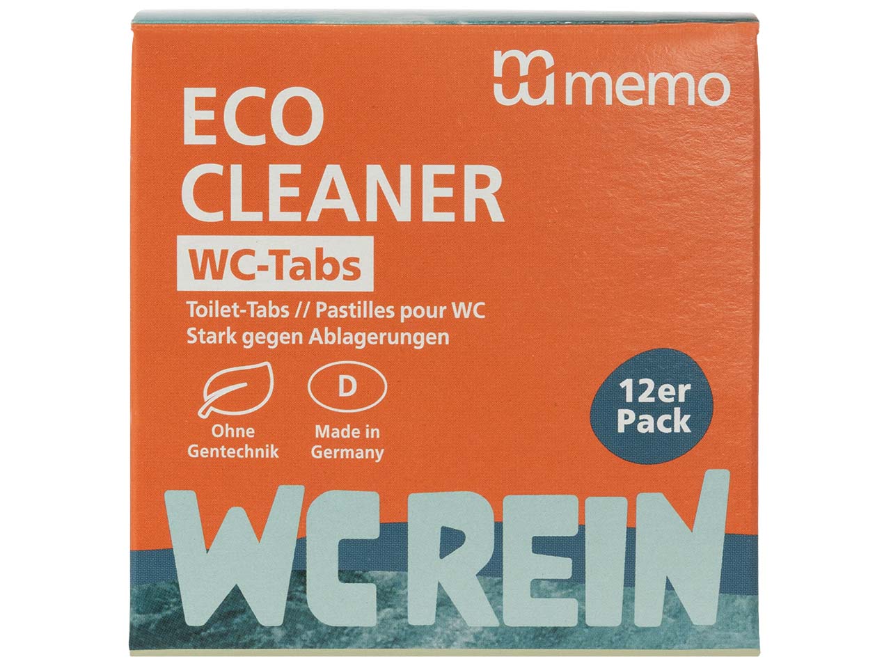 memo WC-Tabs "ECO CLEANER", 12 Stk.