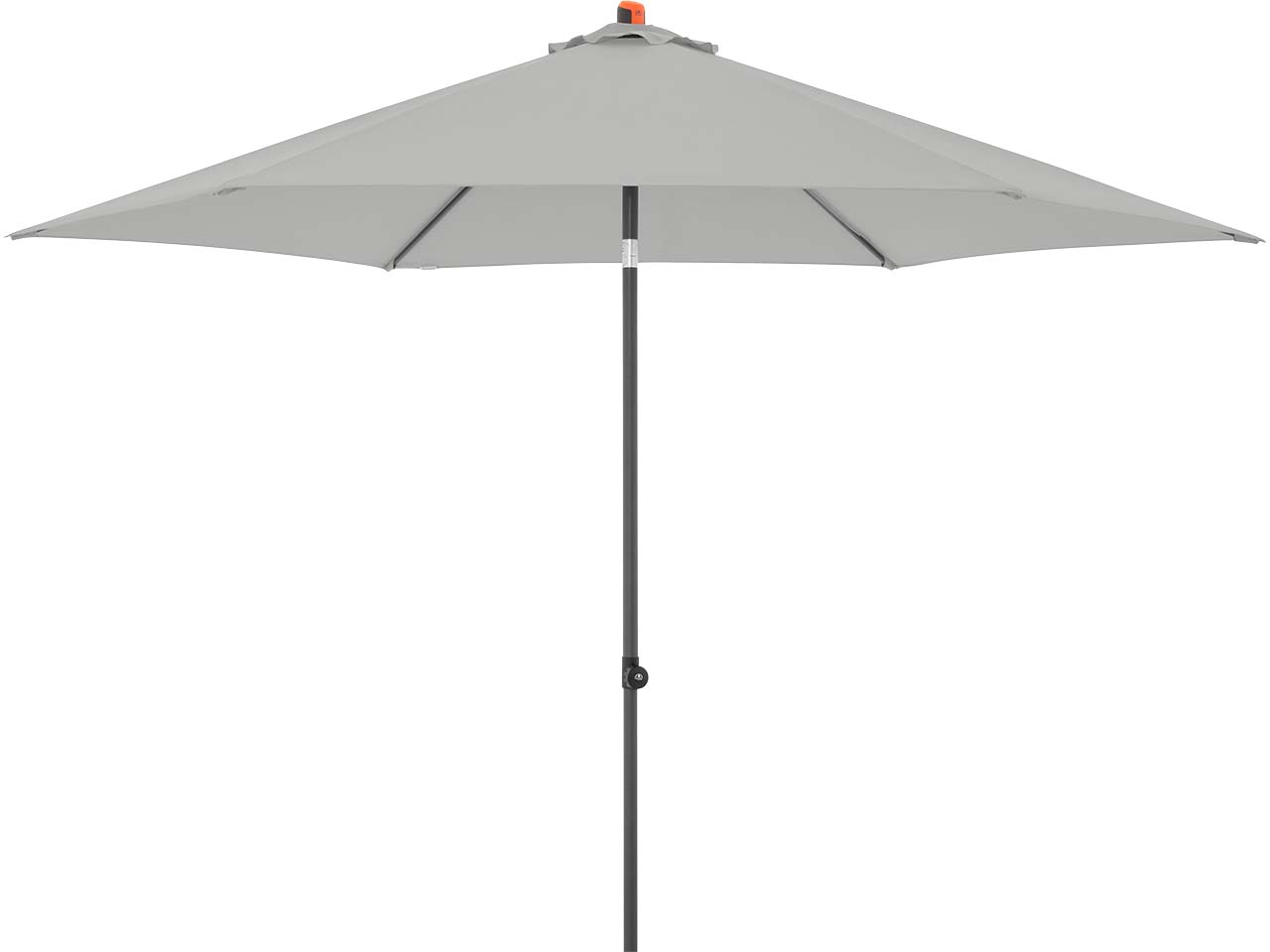 doppler Sonnenschirm "myZone Push Up" Ø 300 cm, HV, hellgrau