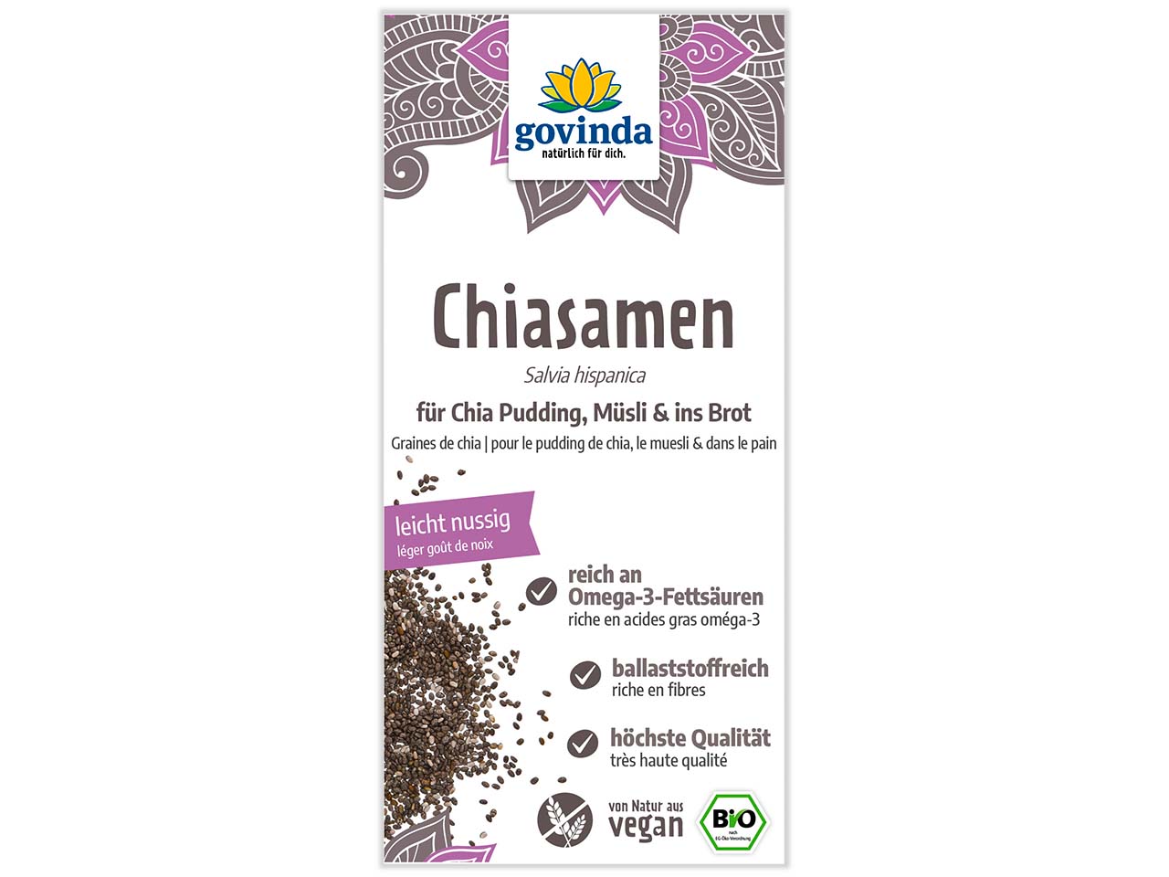 govinda Bio-Chia Samen, 450 g