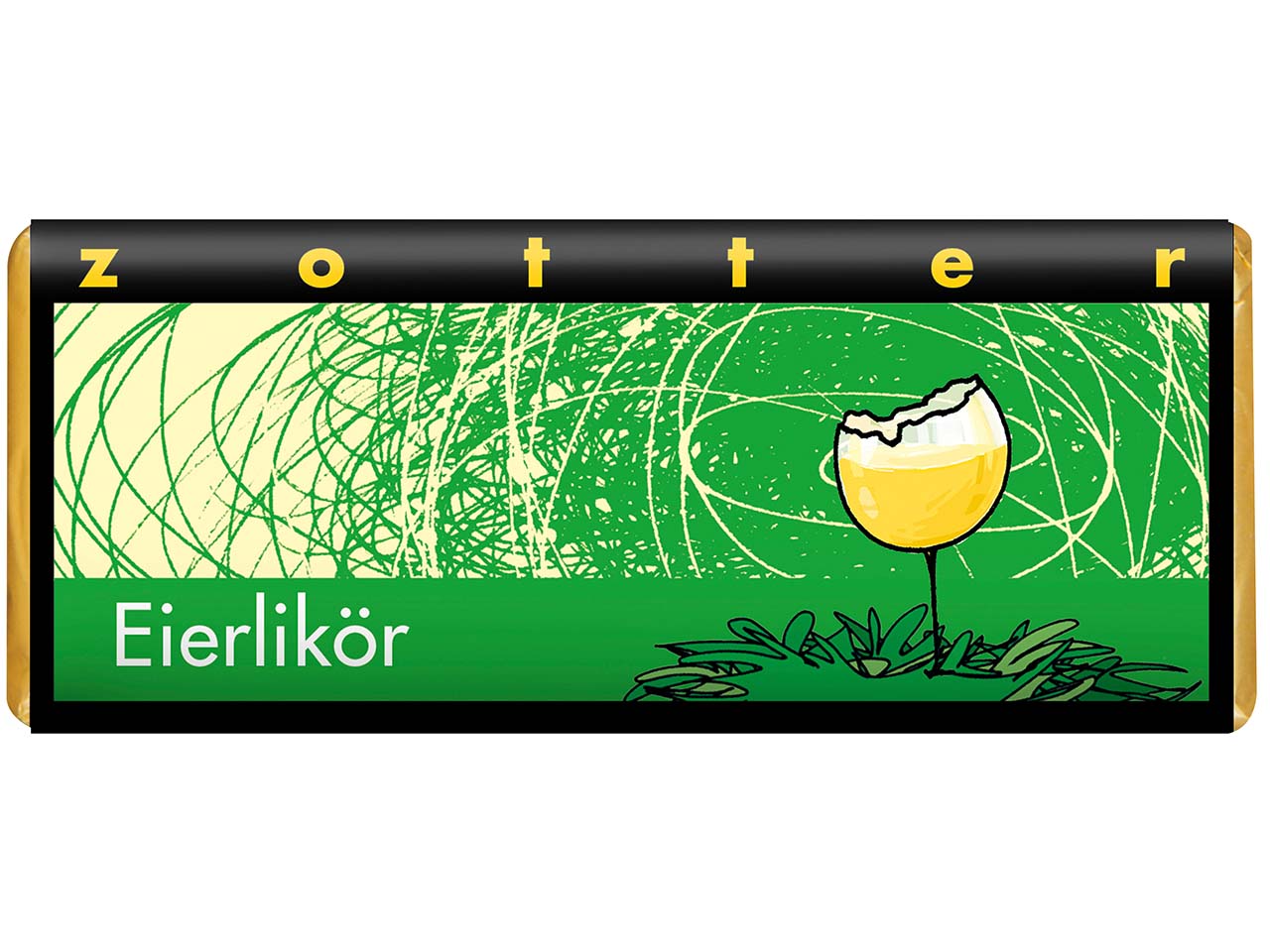 Zotter Bio-Vollmilch-Schokolade "Eierlikör", 70 g