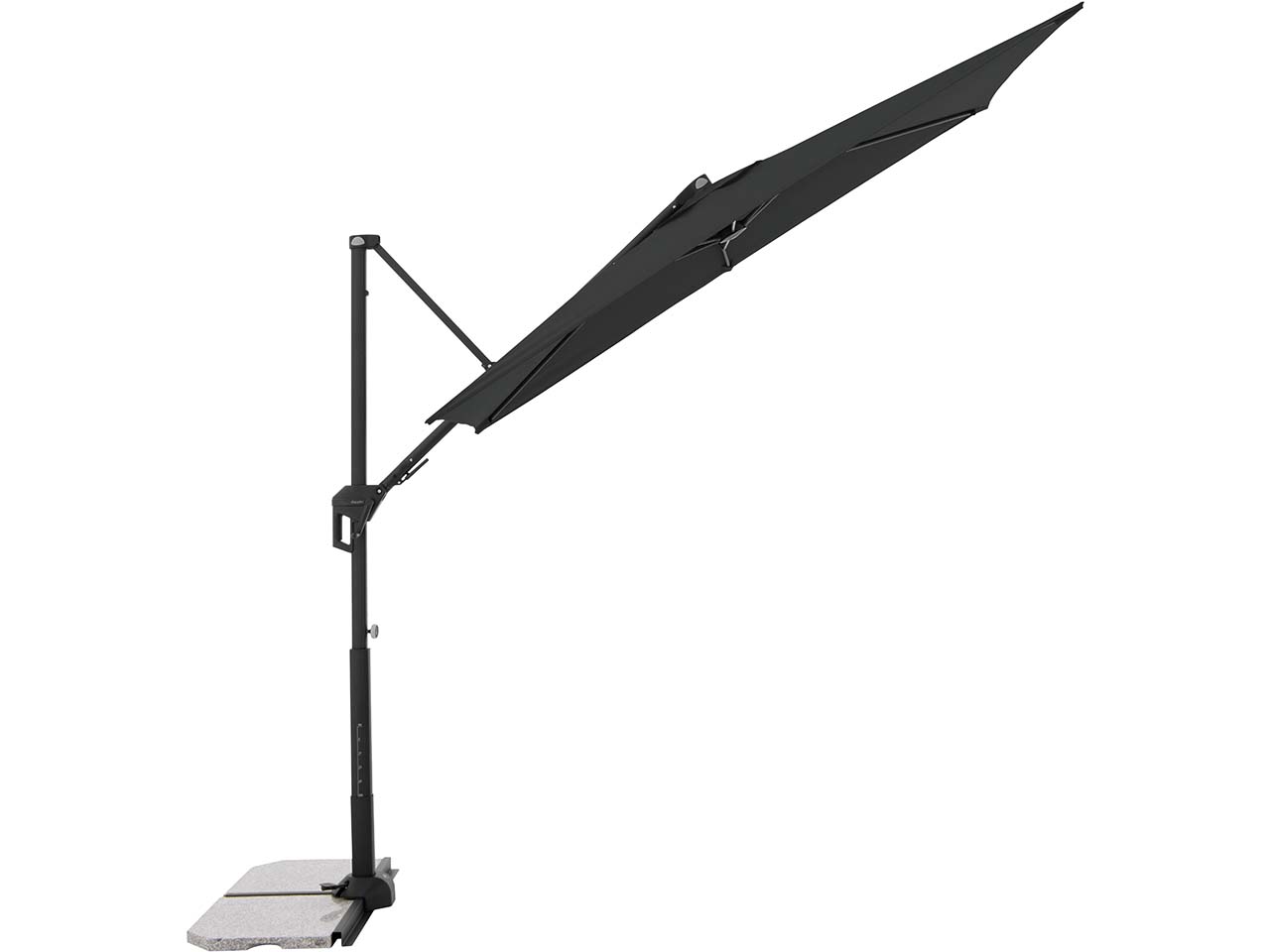 doppler Pendelschirm "ACTIVE Pendel Green Edition" 240 x 135 cm, anthrazit