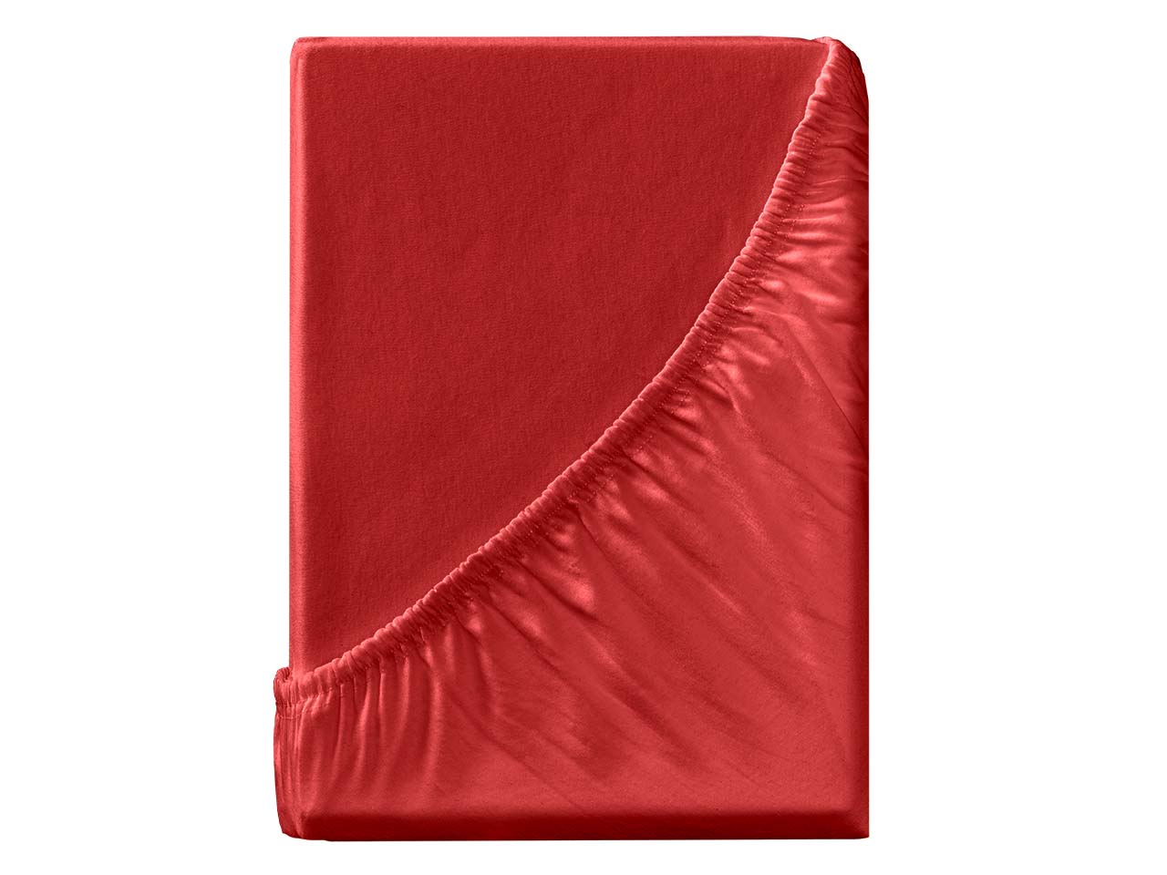 Cotonea Spannbettlaken "Edelbiber" aus Bio-Baumwolle 140 x 200 cm rot
