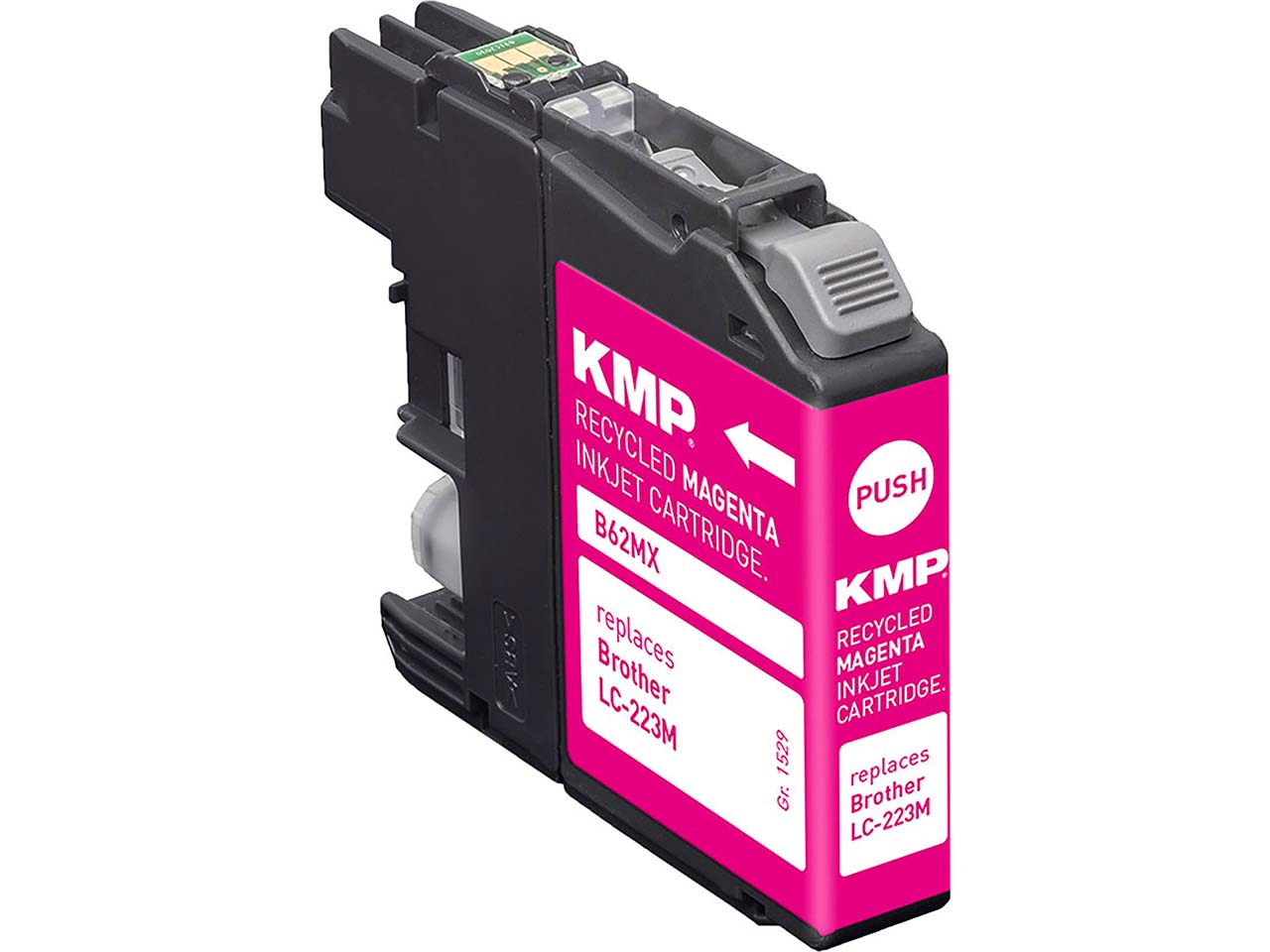 KMP Tintenpatrone ersetzt Brother LC-223M magenta