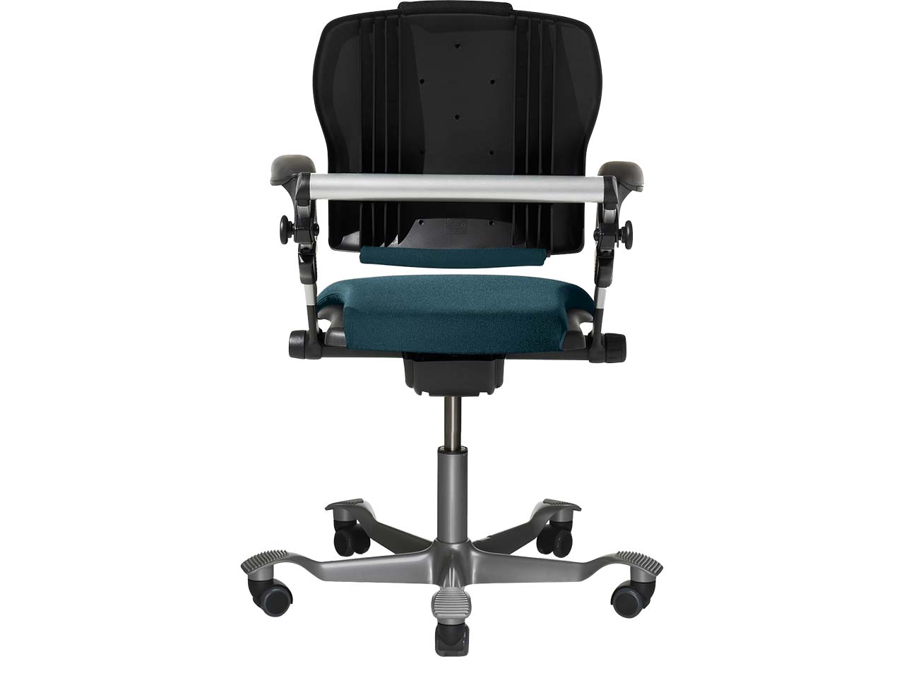 HAG Bürodrehstuhl "H03 340" Gestell: silber, Stoff: Cura blue