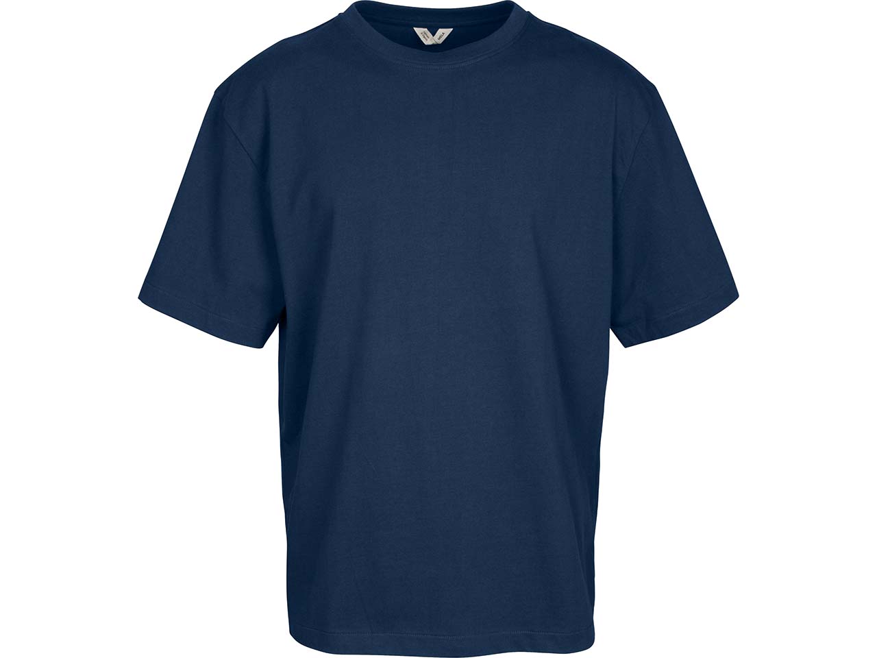 MELA Bio-Herren-T-Shirt "BHAJAN" mit überschnittenen Schultern, dunkelblau, Gr. M