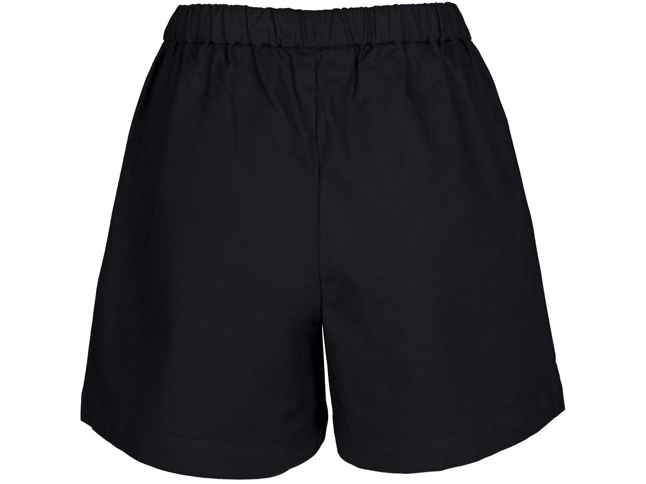 MELA Bio-Damen-Short "ESWARI" aus Kreppstoff, schwarz, Gr. S