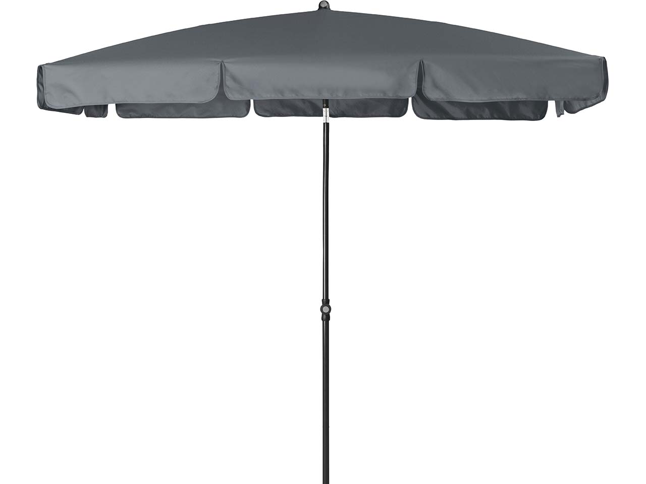 doppler Sonnenschirm "SUNLINE NEO WATERPROOF" 225 x 120 cm, mit Tasche, anthrazit