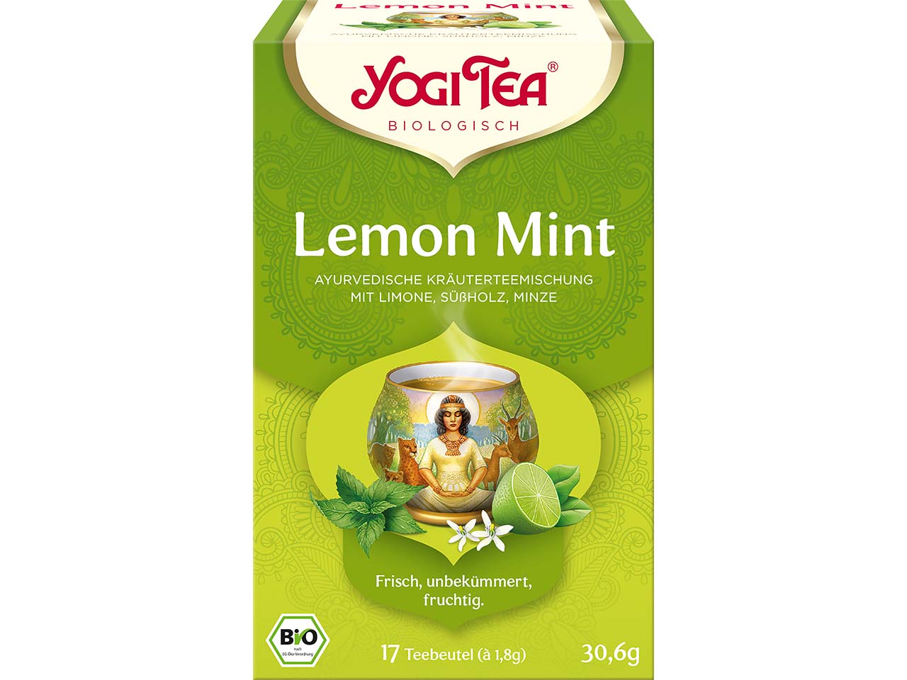 YOGI TEA Bio-Kräutertee "Lemon Mint", 30,6 g