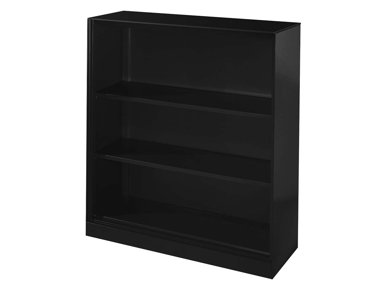 Regal "CONTACT", Höhe 131 cm  (BxT) 120 x 43,5 , schwarz