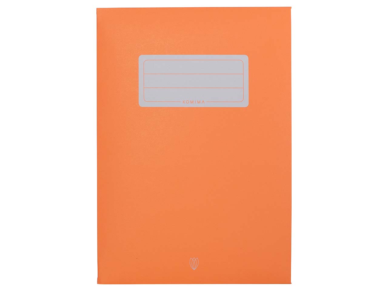 Komima Heftumschlag aus Recyclingpapier, orange DIN A5