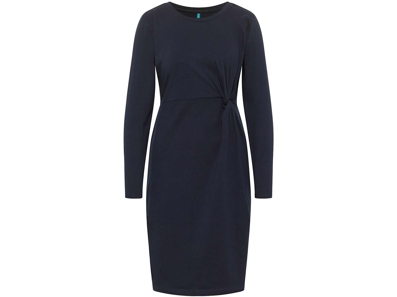 tranquillo Bio-Damen-Minikleid mit Taillendetail, night, Gr. L