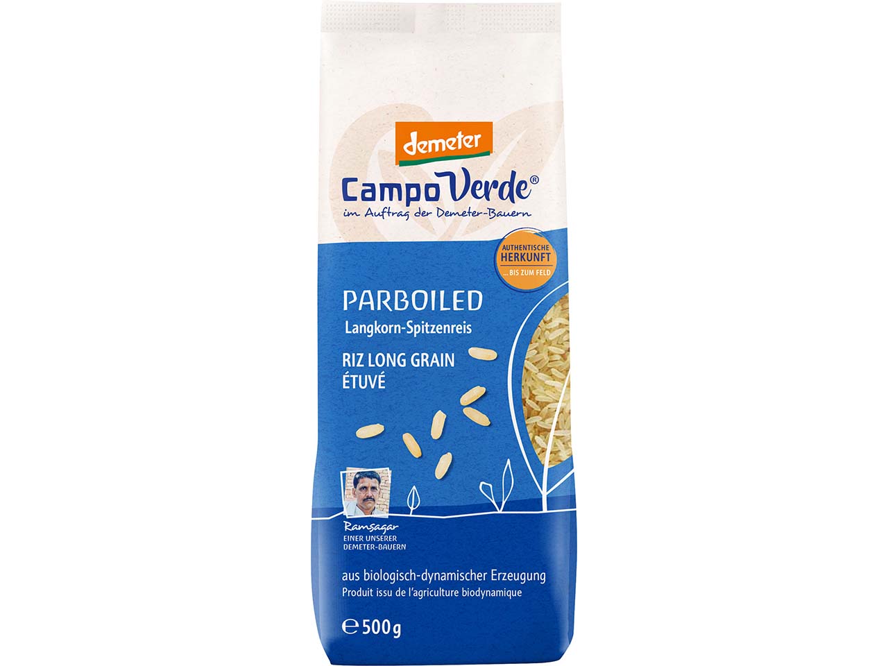 Campo Verde Bio-Spitzen-Langkornreis, parboiled, 500 g
