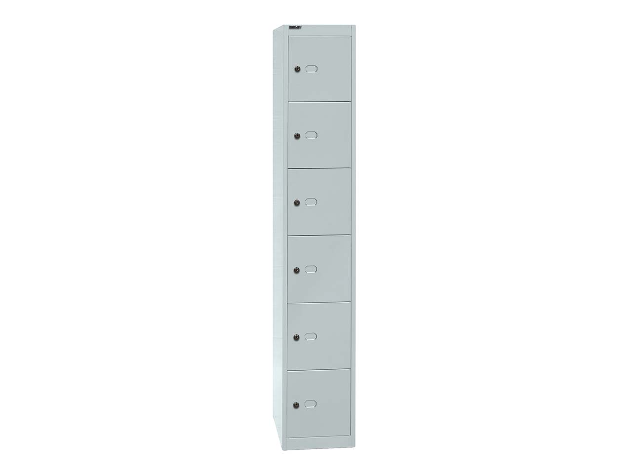 6 Fächerschrank lichtgrau 45