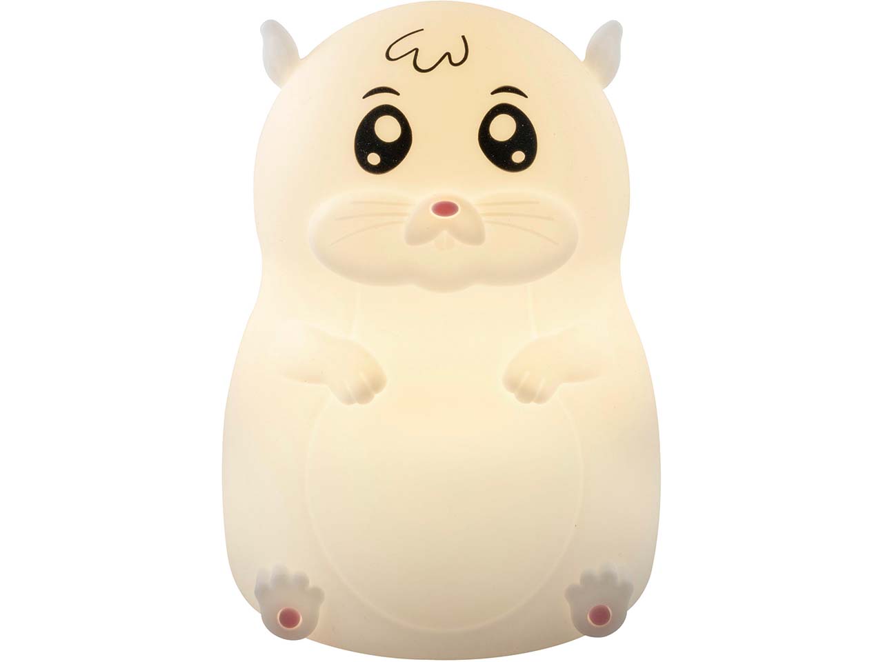 Ansmann Akku-Nachtlicht "Hamster", dimmbar mit Farbwechsel