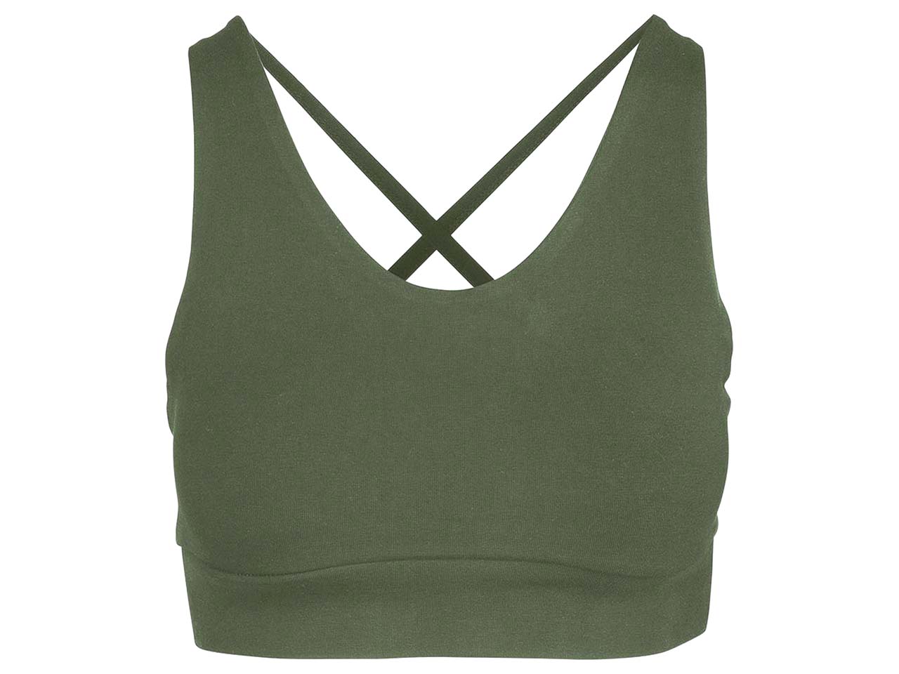 TRUE NORTH Bio-Damen-Yoga-Top, grün, Gr. L