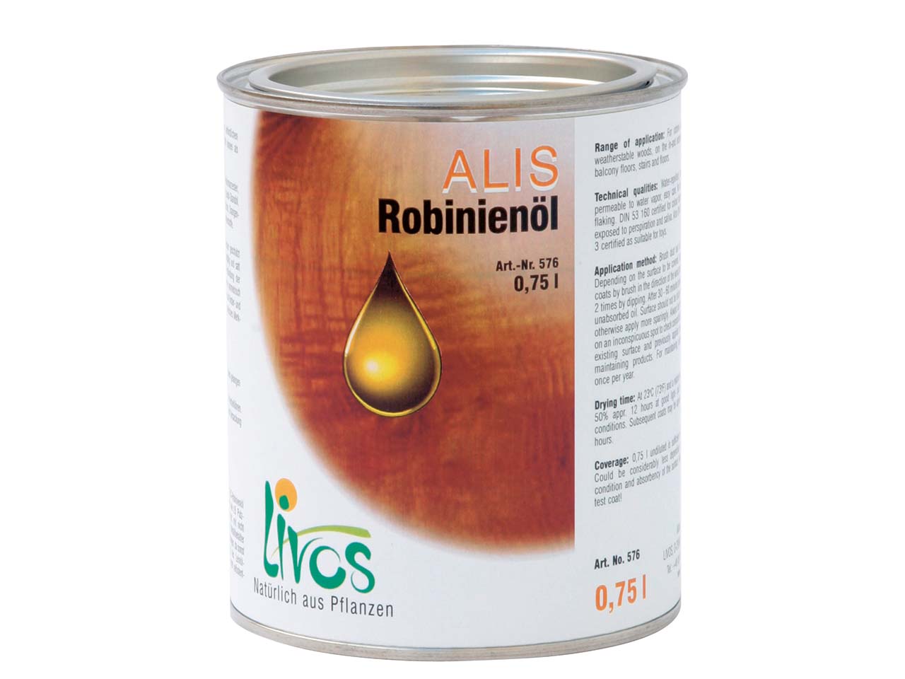 Livos Robinienöl 'ALIS' 0,75 l