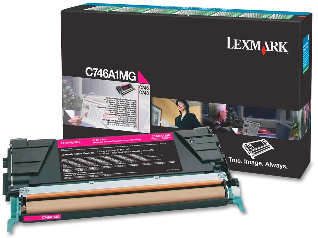 Lexmark Druckkassette C746A1MG magenta