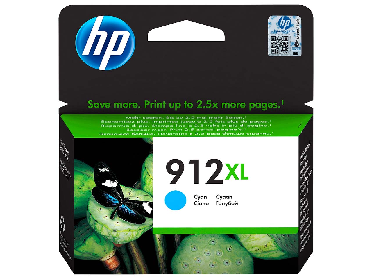 hp Tintenpatrone 3YL81AE, Nr. 912 XL cyan