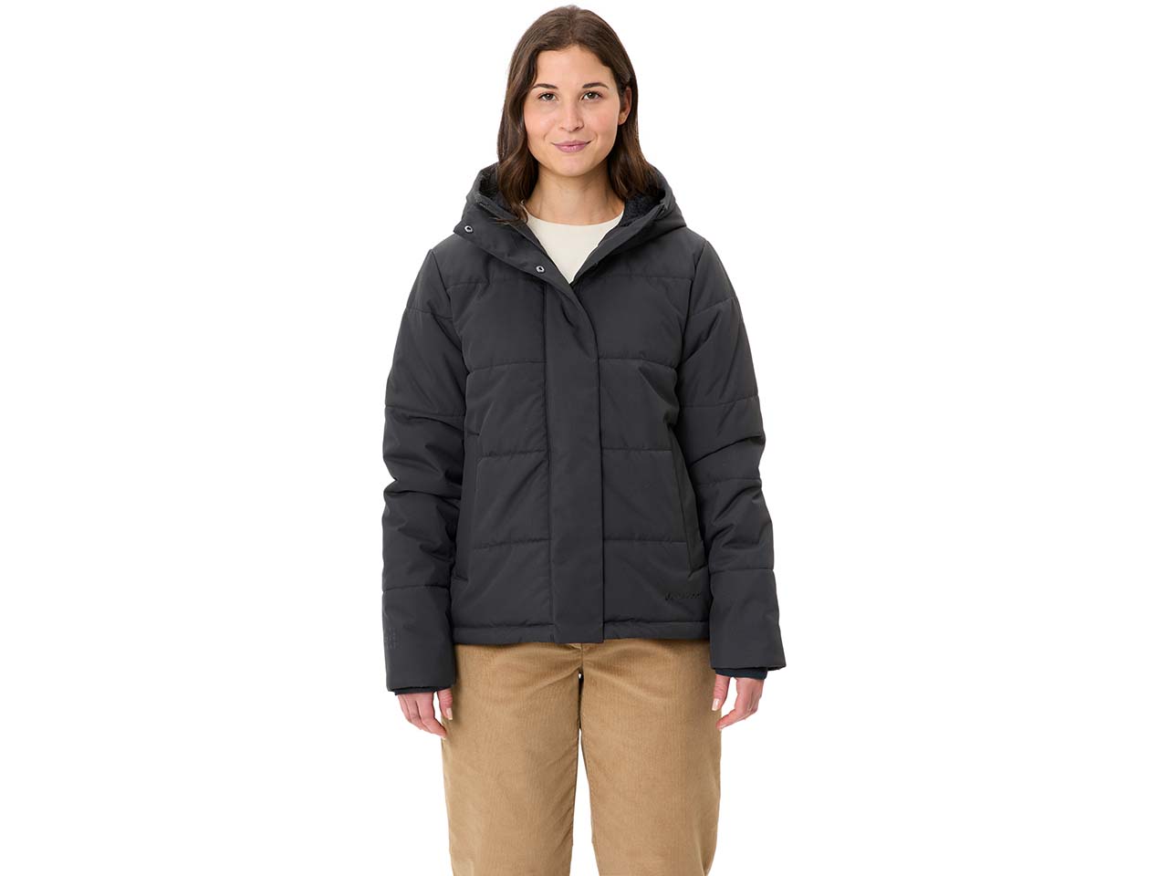 VAUDE Damen-Winterjacke "Coreway Insulation" mit Daumenschlaufen, black, Gr. 38