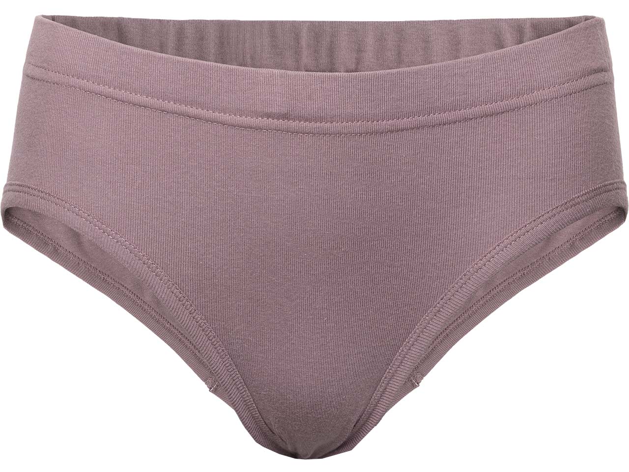 Living Crafts Bio-Damen-Slip "JOSEFINE" ohne Seitennähte, mauve, Gr. 44/46
