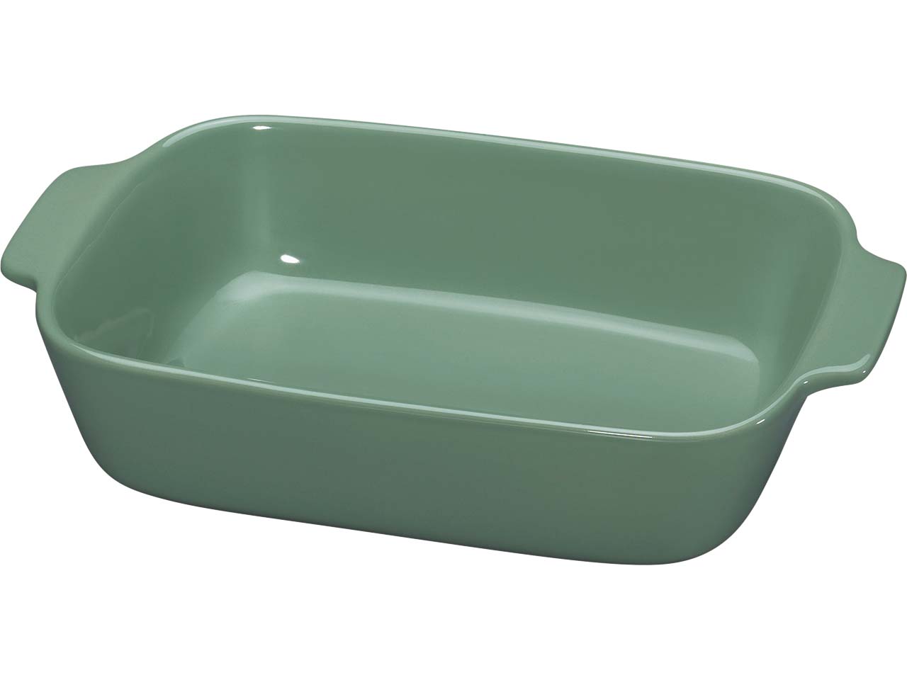 Auflaufform "PORTO" aus Keramik, 30 x 19 cm, jade