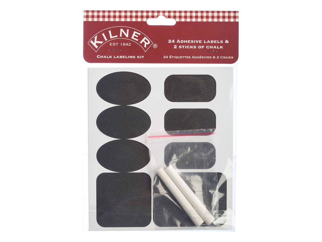 26tlg. Set KILNER Einmachetiketten, mit Kreide