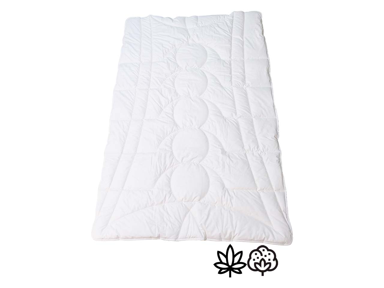 Steppdecke Duo "Kontur Winter" 240 x 220 cm, mit Baumwoll-/Hanffüllung 2.640 g