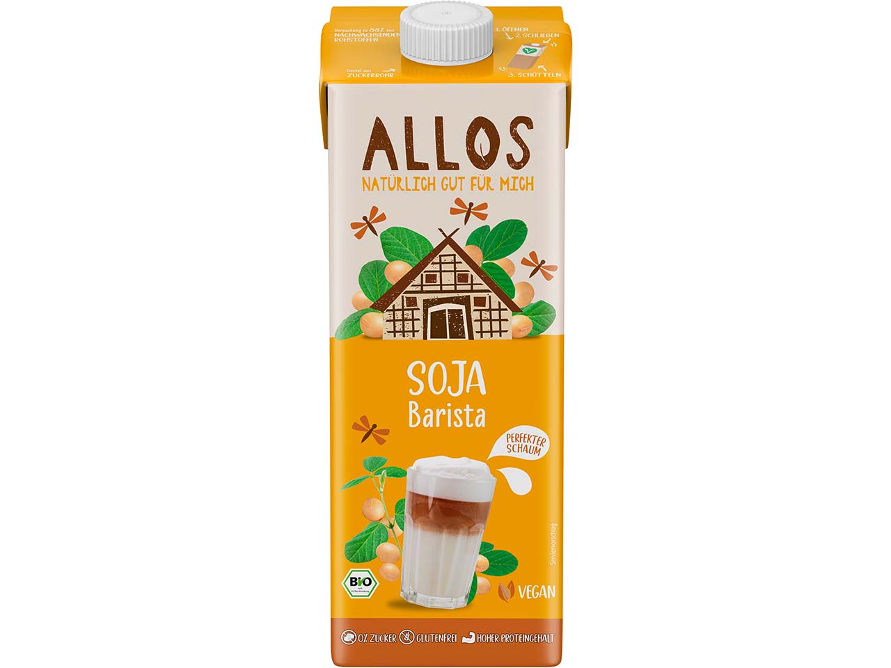 Allos Bio-Sojadrink 'Barista', 1 l