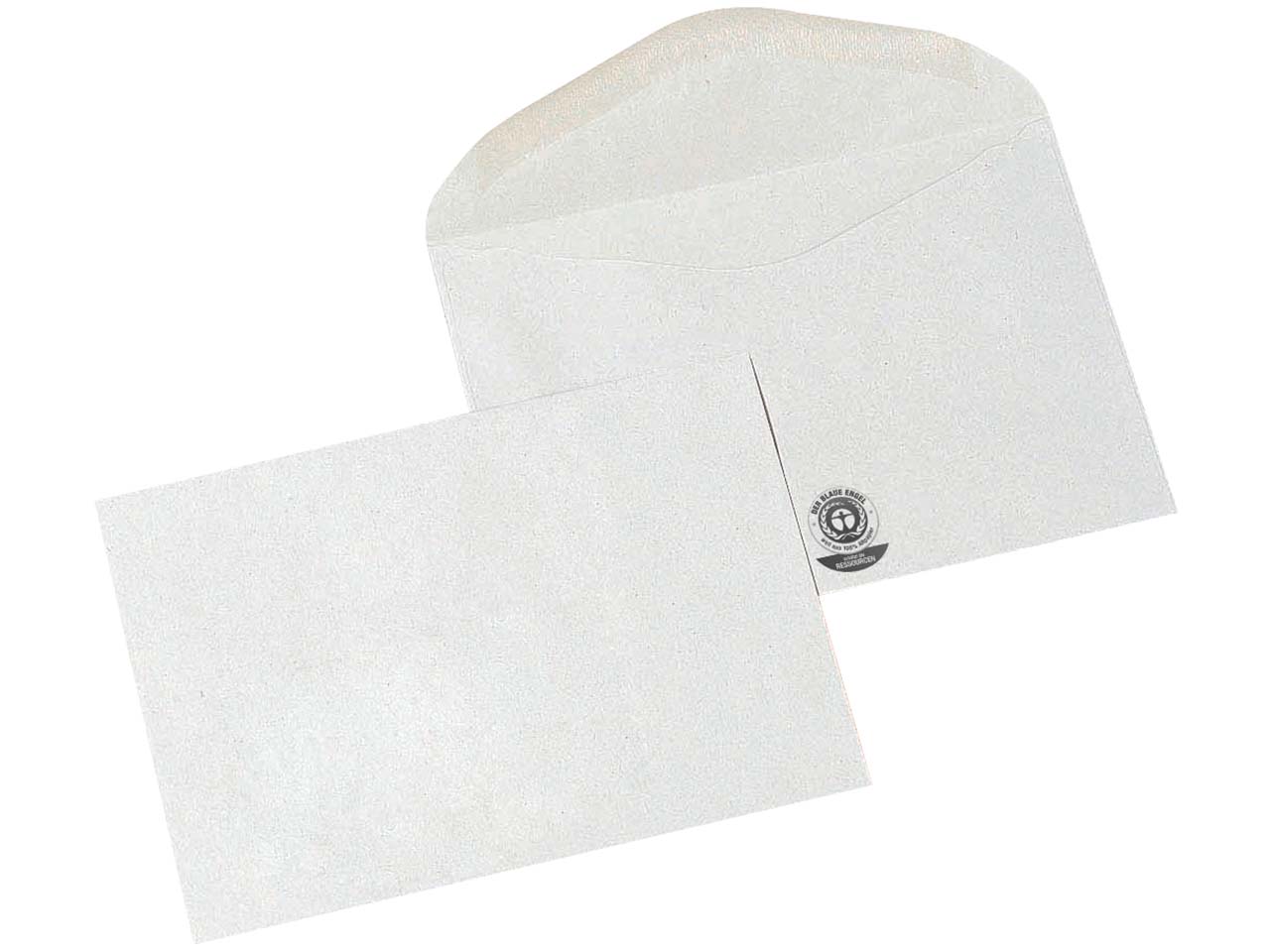 100 C6 Briefumschläge NK o.F. RC grau