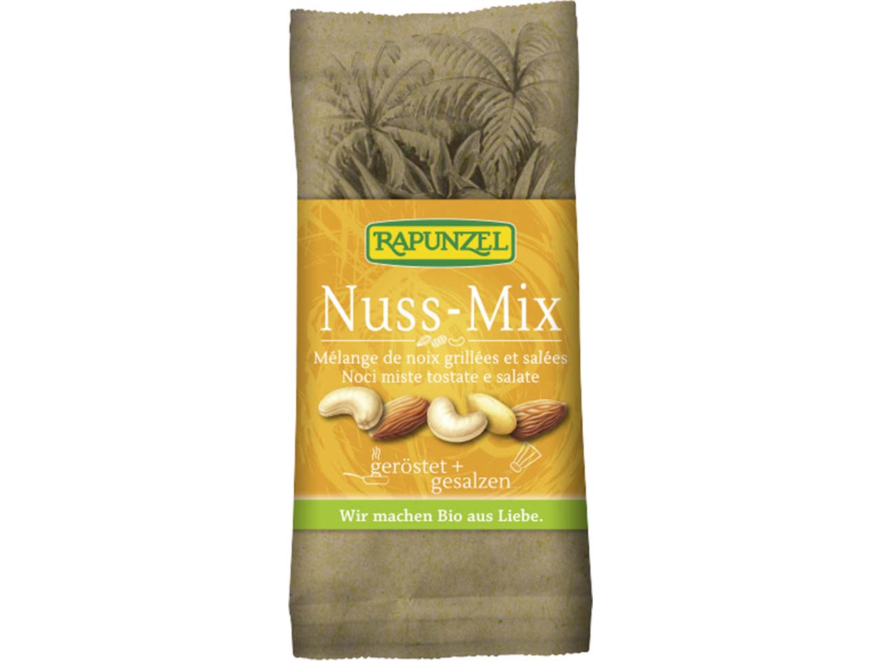 RAPUNZEL Bio-Nuss-Mix, geröstet und gesalzen, 60 g