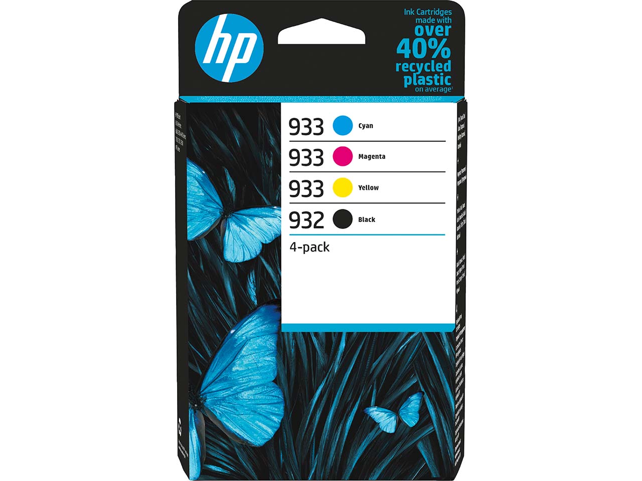 HP 4er Set Tintenpatronen 932/933 schwarz, cyan, magenta, gelb
