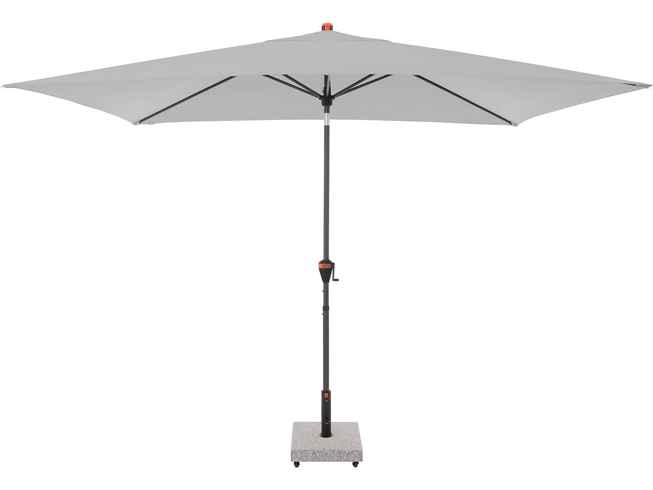 doppler Sonnenschirm "myZone Auto Tilt" 300 x 200 cm, HV, hellgrau