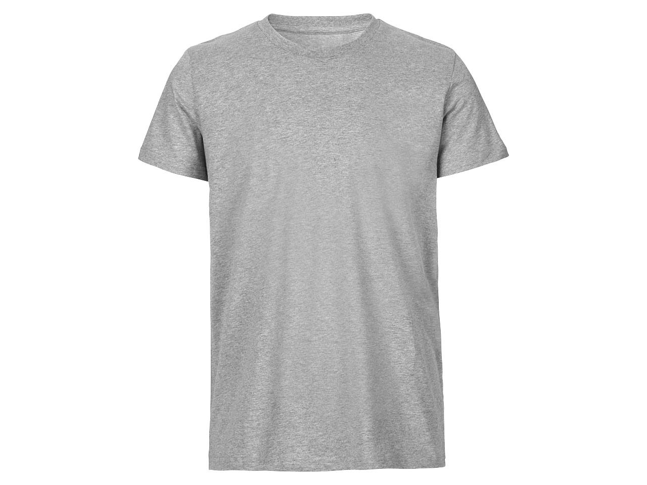 Neutral Bio-Herren-T-Shirt mit Rundhalsausschnitt grau, Gr. L