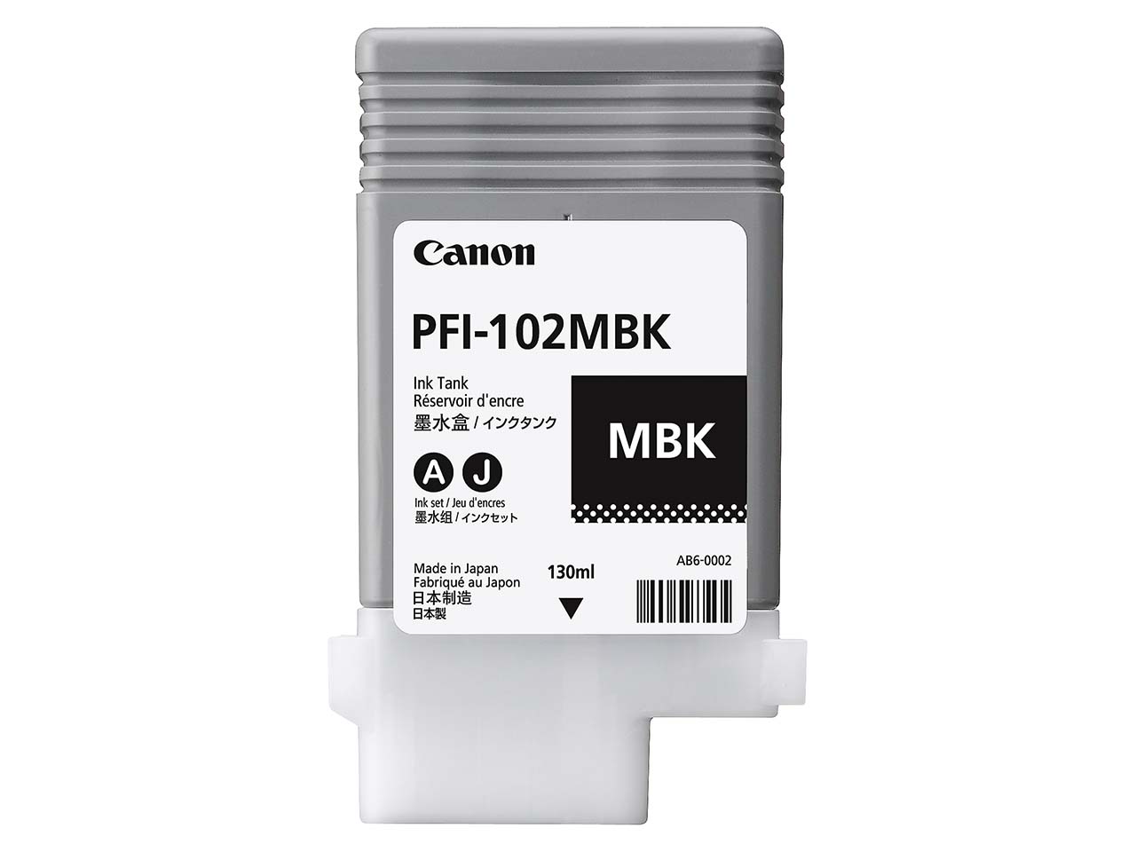 Canon Tintenpatrone PFI-102MBK mattschwarz