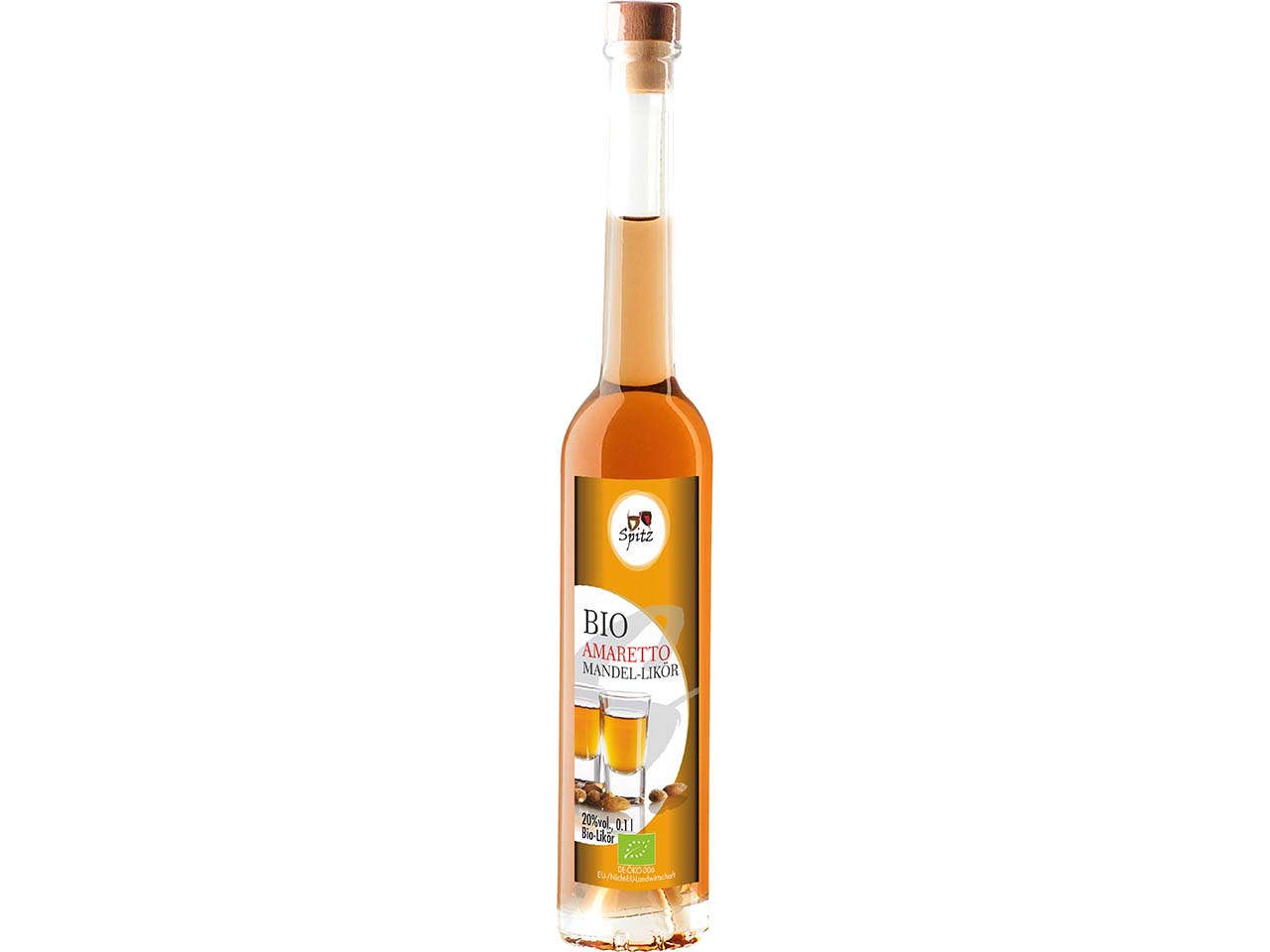Spitz Bio-Likör "Amaretto Mandel", 0,1 l