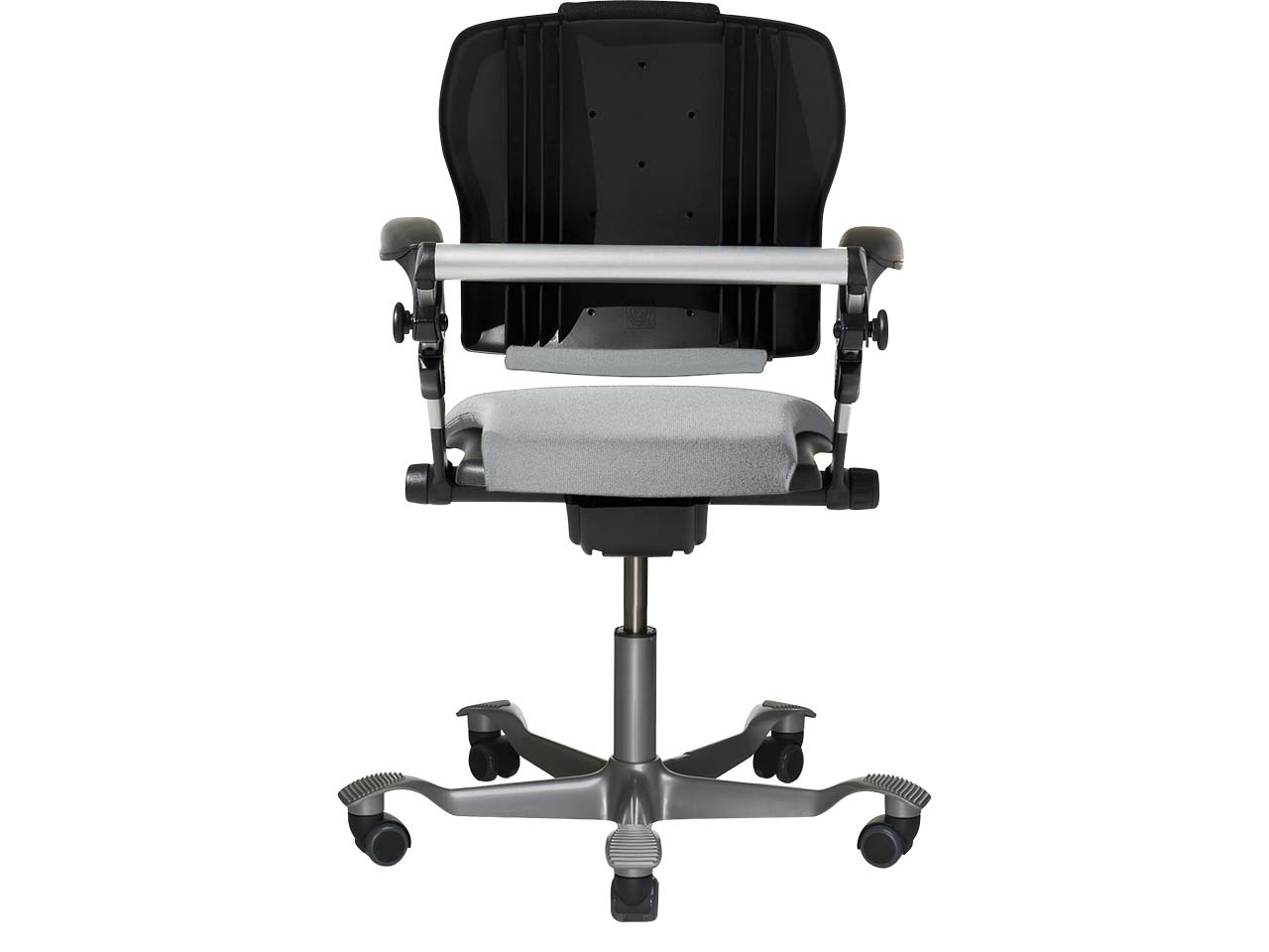 HAG Bürodrehstuhl "H03 340" Gestell: silber, Stoff: Select light ash grey