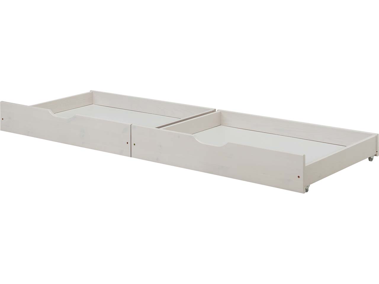 Rollschubkasten Set "Infanskids" Kiefer weiß