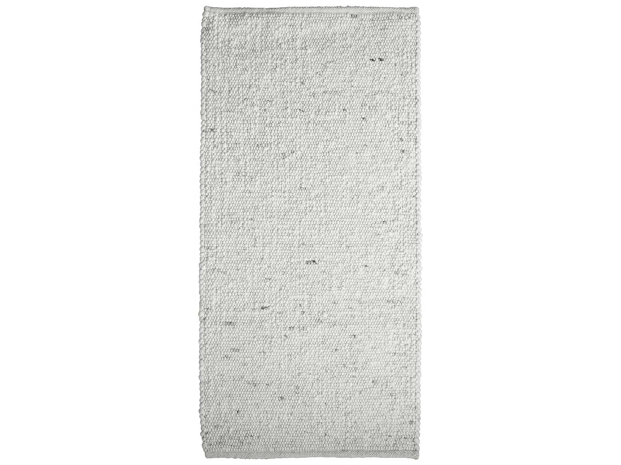 Schurwollteppich "Amerang" gletscherblau (B x T) 70 x 140 cm