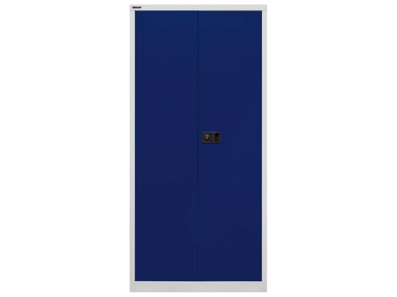 Flügeltürensch. "UNIVERSAL" 5 OH, Breite 91,4 cm lichtgrau/oxfordblau