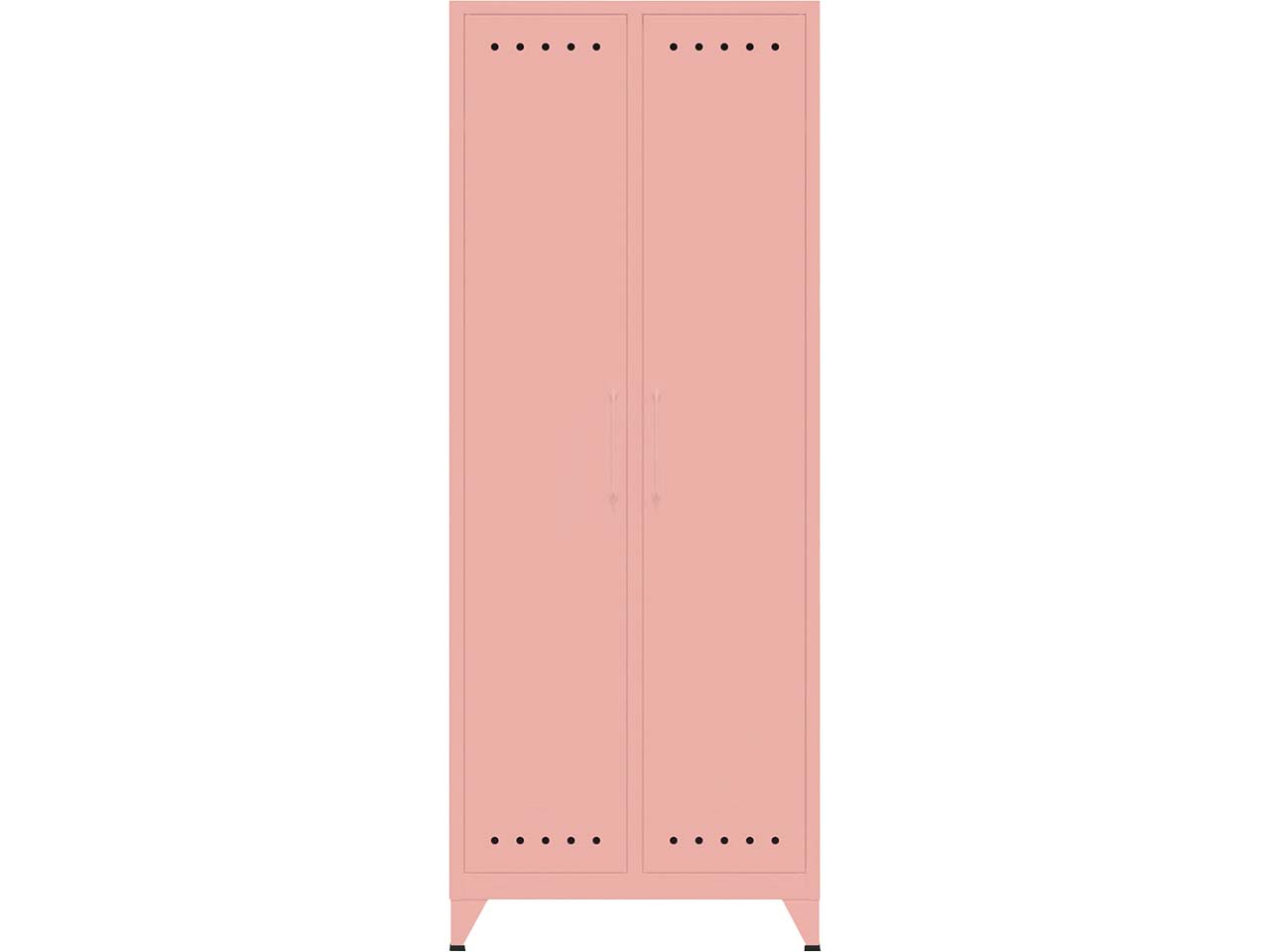 BISLEY Kleiderschrank "Fern" 1 Fachboden, Kleiderstange, B70xT51xH180cm, pastellpink