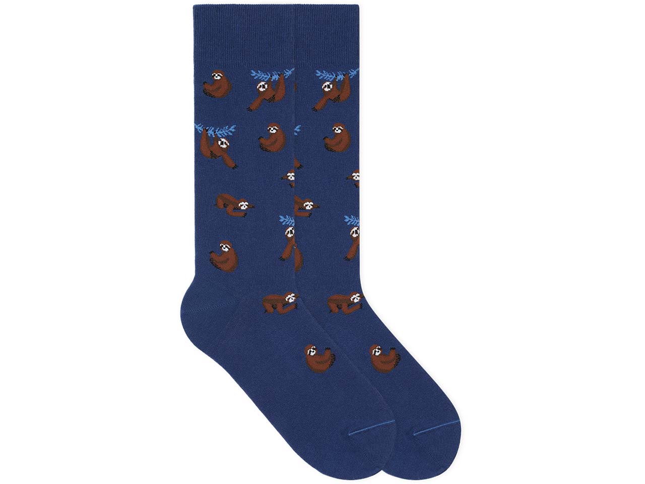 VON JUNGFELD Bio-Socken "Sloth", dunkelblau, Gr. 39/42