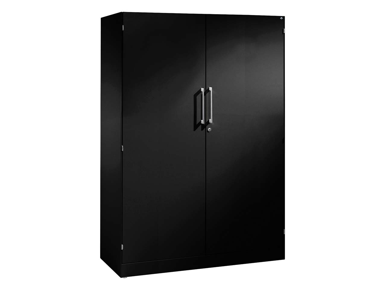 Flügeltürenschrank "CONTACT", Höhe 163,5 cm  (BxT) 120 x 43,5, schwarz