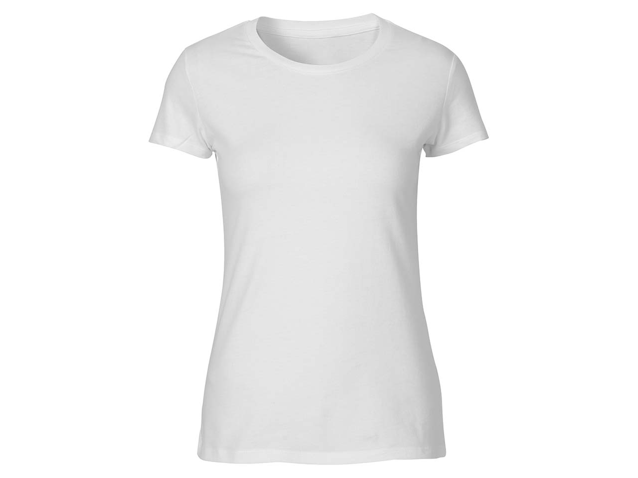 Neutral Bio-Damen-T-Shirt mit Rundhalsausschnitt weiß, Gr. XS