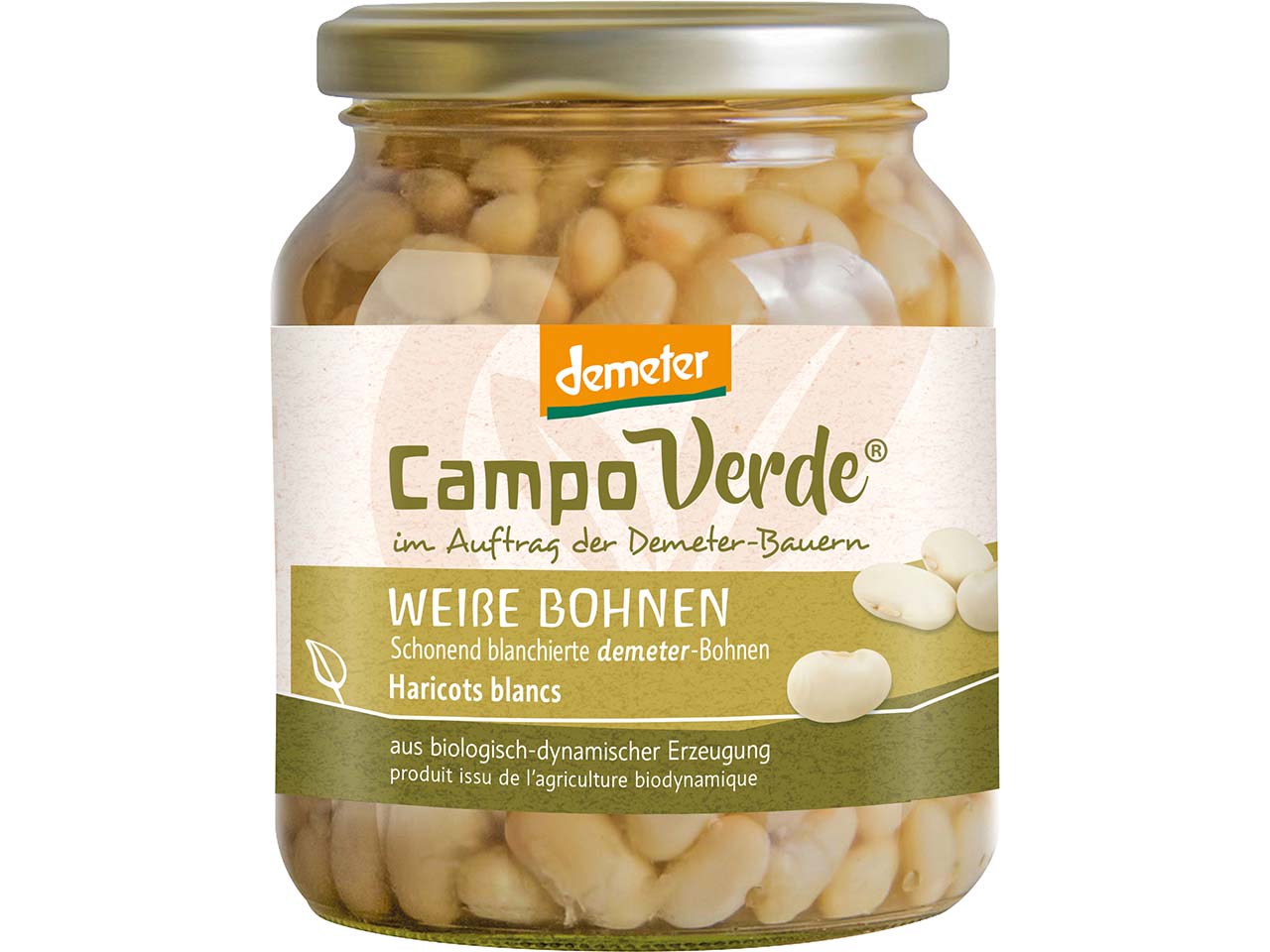 Campo Verde Weiße Bio-Bohnen, 350 g